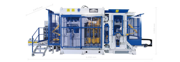 Полностью автоматический однопалетный вибропресс ZENITH 850